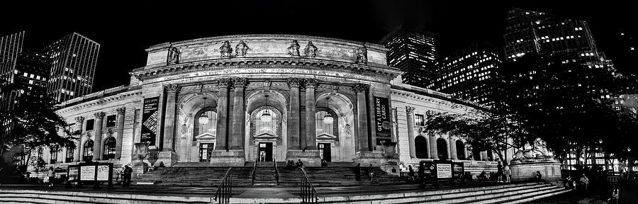 The New York Public Library Bw Photograph