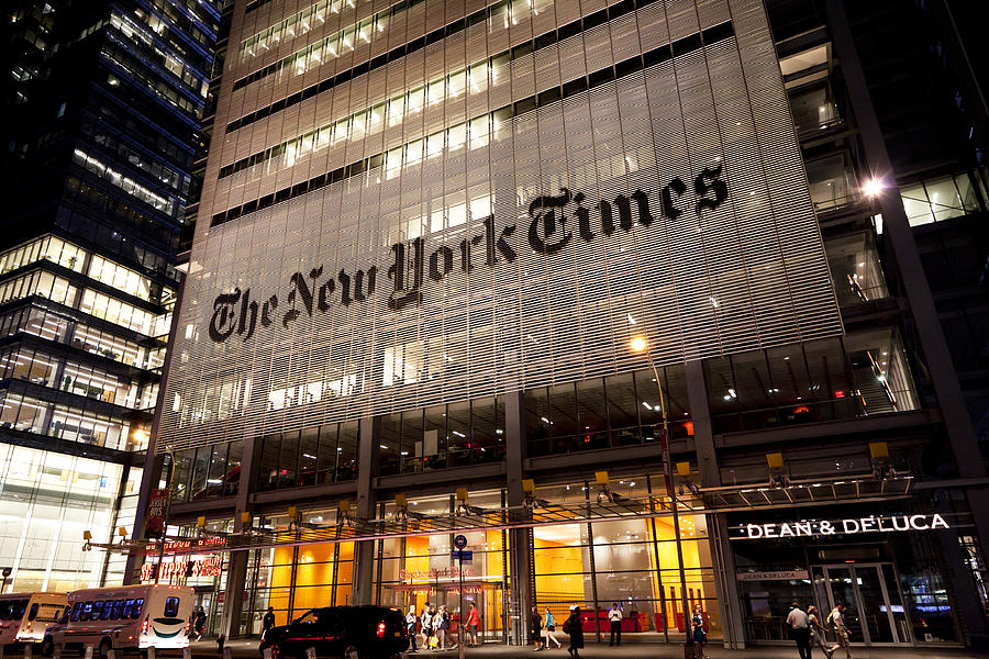 The New York Times Photograph by Mizoula