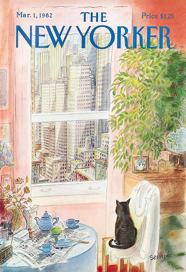 The New Yorker Cat's Eye View Puzzle Digital Art by Gary Coyle - Fine ...