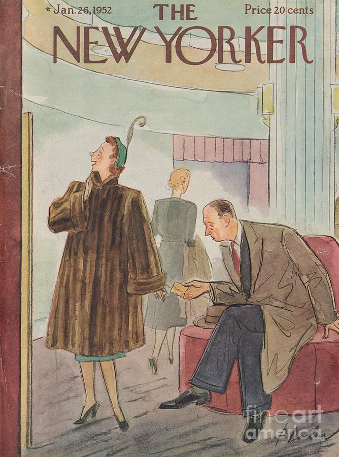 The New Yorker   January 26   1952 Digital Art By Empty St   Fine Art