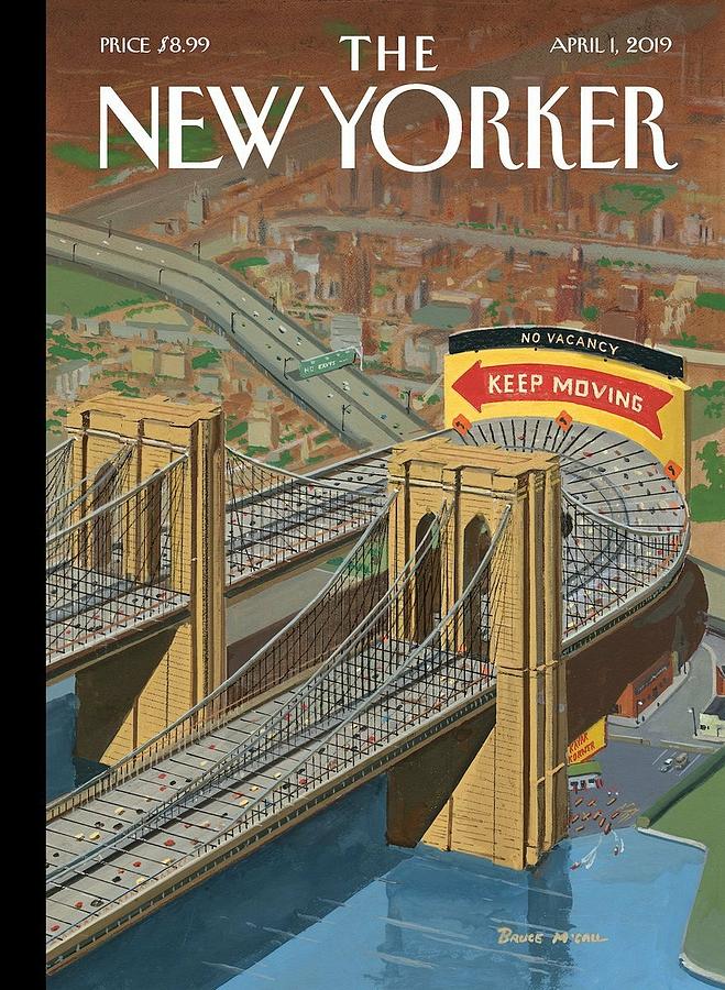 new yorker cover wall