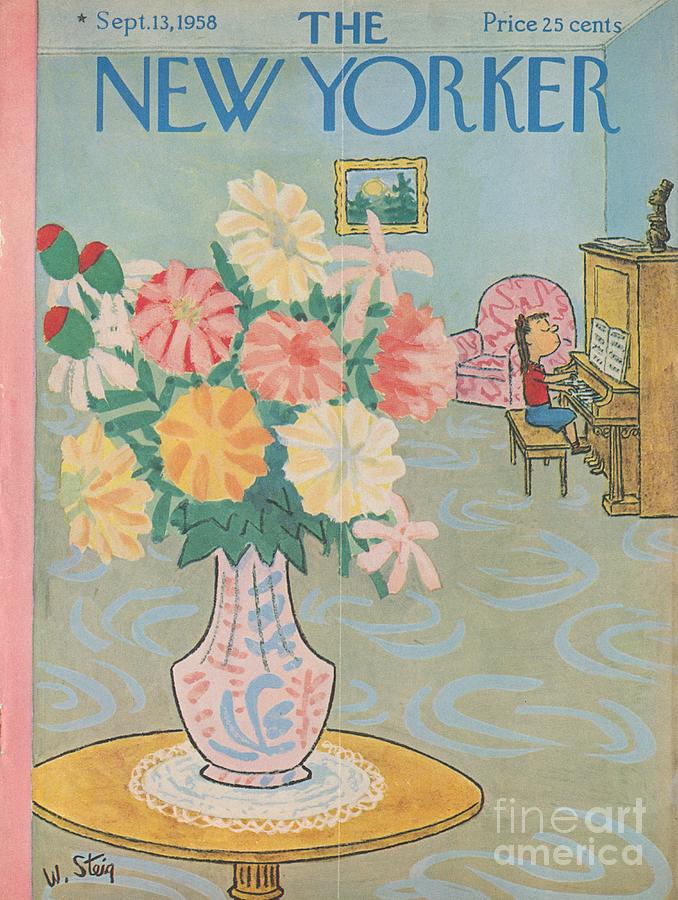 The New Yorker - September 13 - 1958 Digital Art by Empty St - Pixels