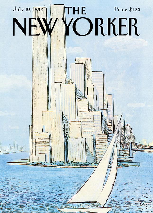 The New Yorker VOILIER Digital Art by Patsy Heslin - Fine Art America