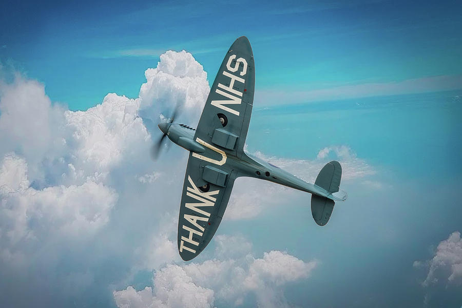 The NHS Spitfire Digital Art by Airpower Art