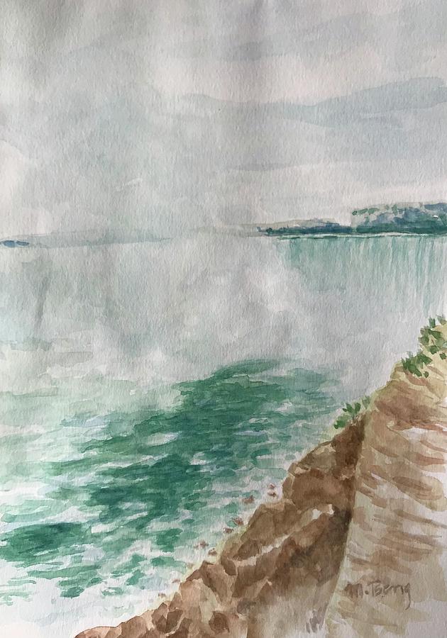 The Niagara Falls, Canada Painting by Milly Tseng