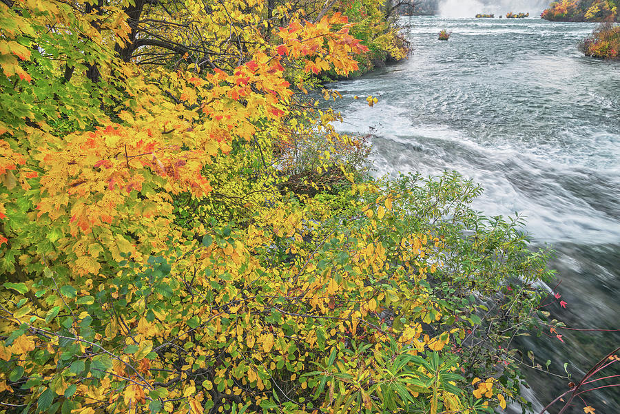 The Niagara River Is 35 Miles Or 56 Kilometers Long. It Flows North From Lake Erie To Lake Ontario. Photograph by Bijan Pirnia