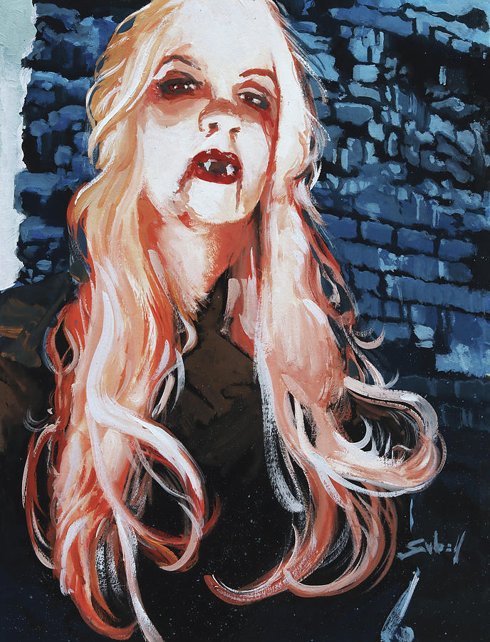 The Night Creature Painting by Sv Bell The Night Creature Painting by Sv Bell