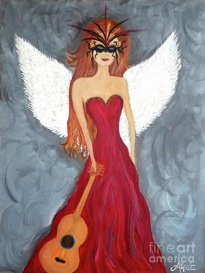 The Nightingale Painting by Artist Linda Marie