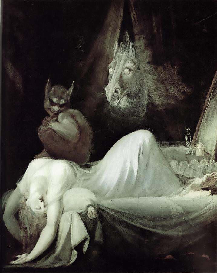 Demons Painting - The Nightmare The Incubus by Henry Fuseli