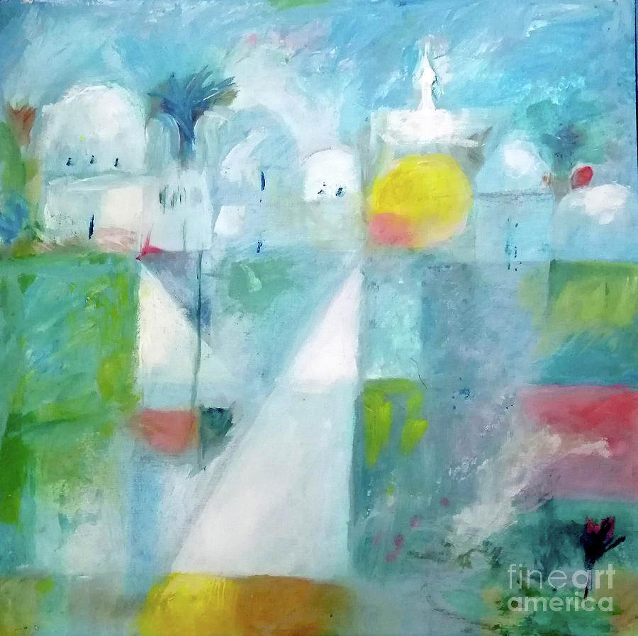 The nile at dawn Painting by Elhamy Naguib The nile at dawn Painting by Elhamy Naguib