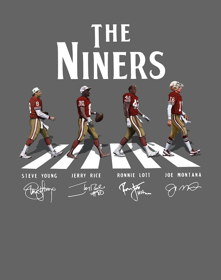 The Niners Football Team Abbey Road Signatures s Hoo Digital Art by Guillaume Laframboise