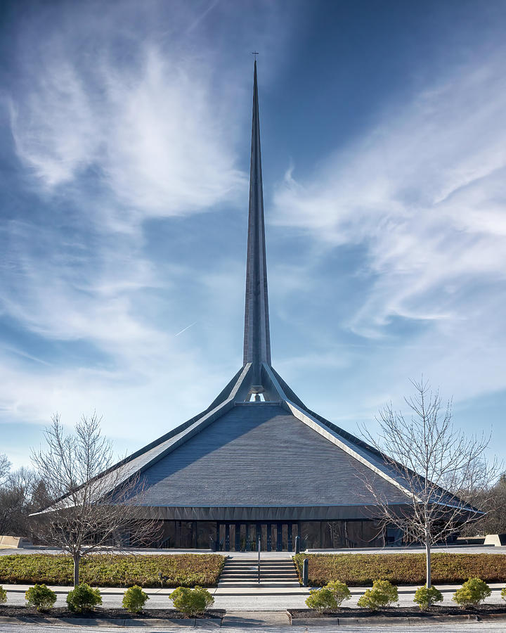 The North Christian Church - Columbus, IN Photograph by Susan Rissi Tregoning