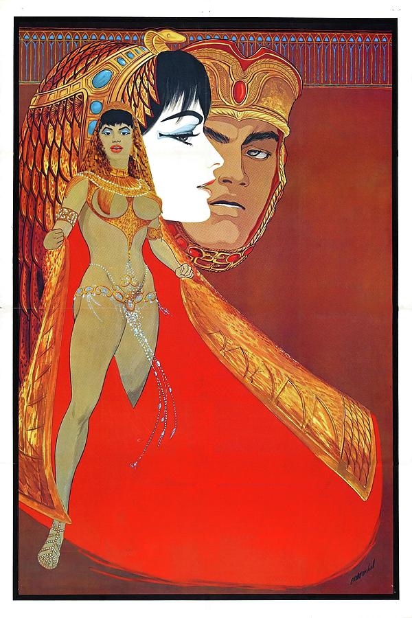 Vintage Painting - The Notorious Cleopatra, 1970, movie poster painting by Movie World Posters