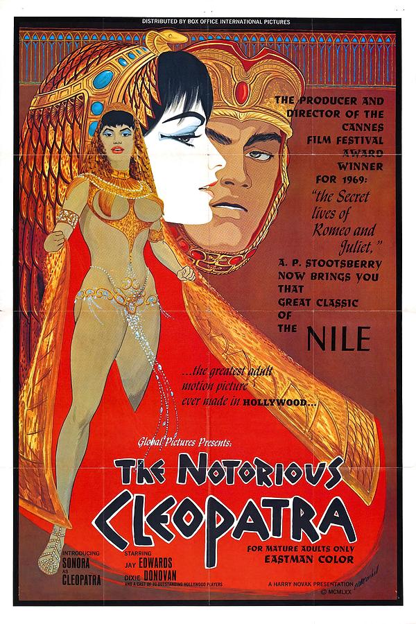 Vintage Mixed Media - The Notorious Cleopatra, 1970 by Movie World Posters