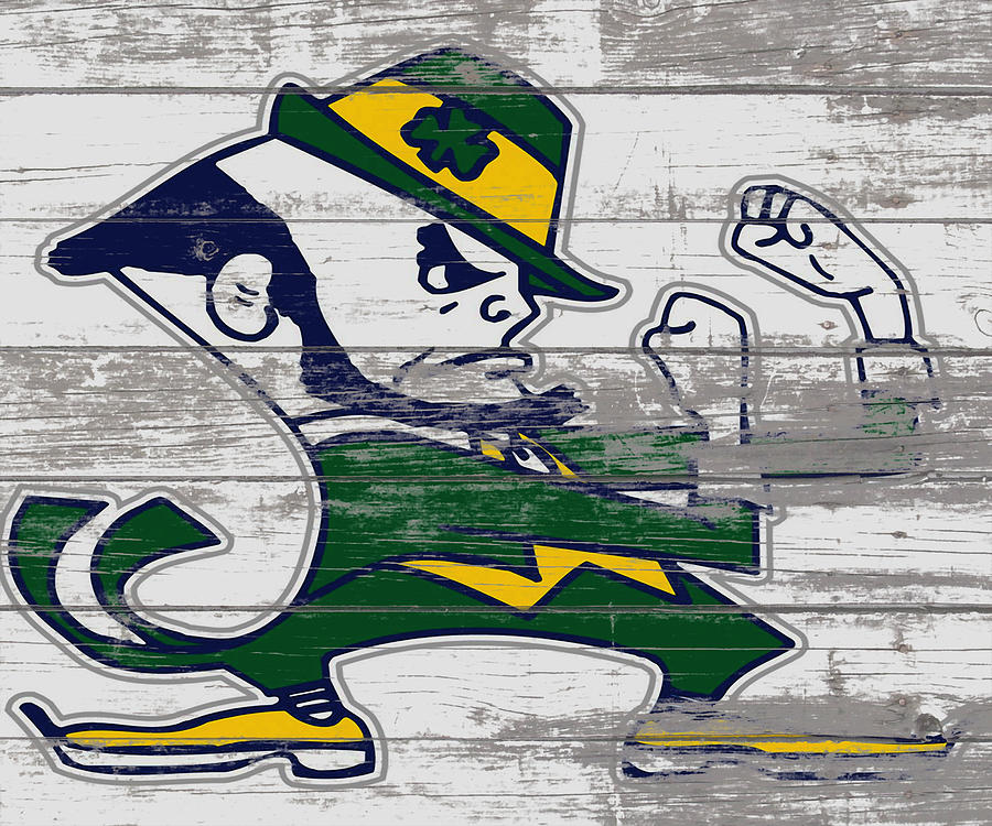 The Notre Dame Fighting Irish Mixed Media by Brian Reaves