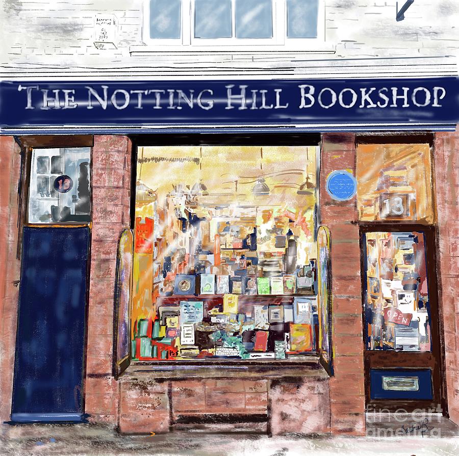 The Notting Hill Bookshop Painting