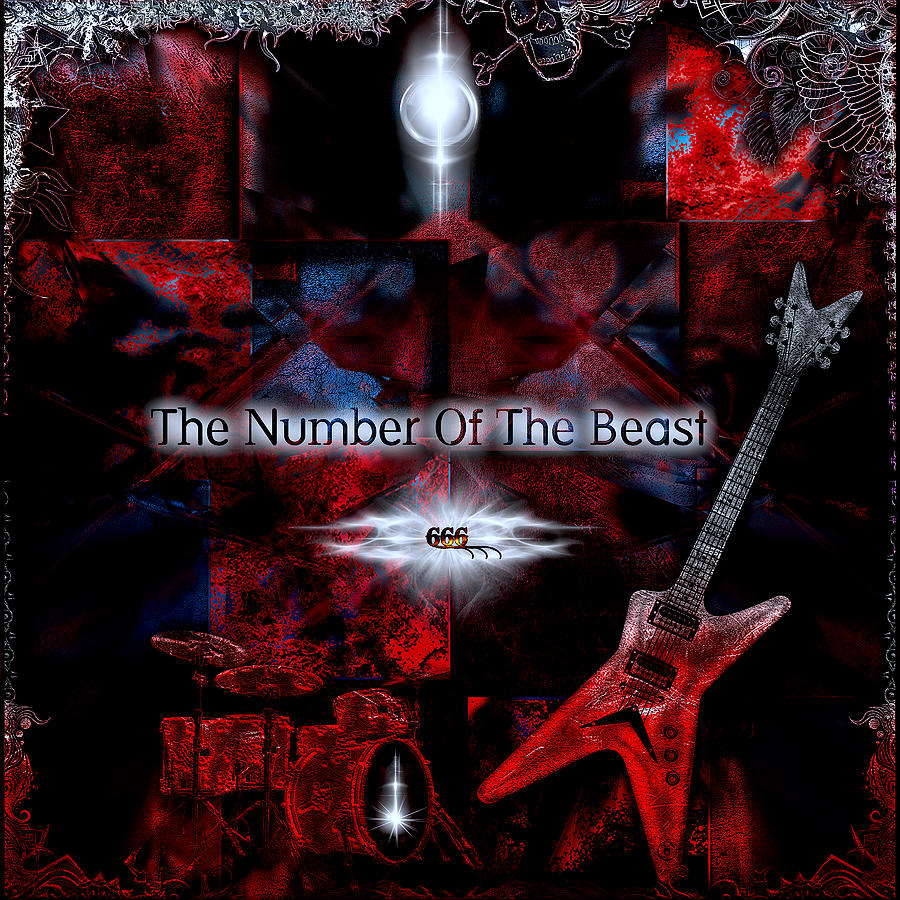 The Number Of The Beast Digital Art by Michael Damiani