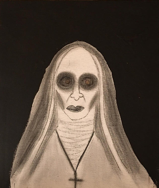 The Nun Drawing by Ashley Dunning - Fine Art America