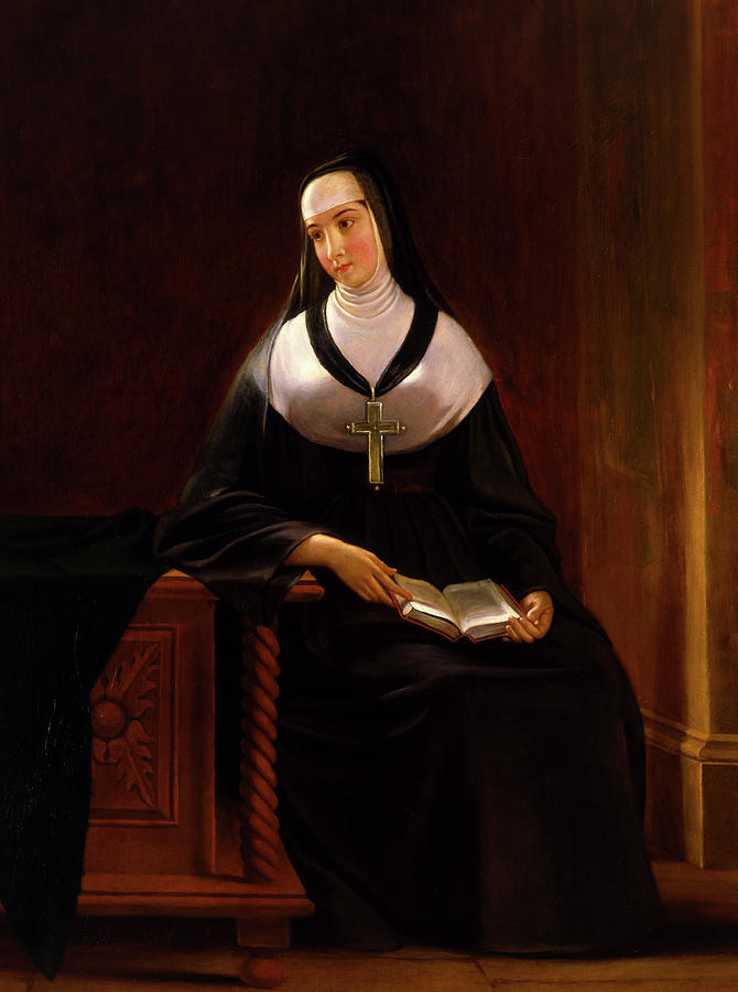 The Nun Painting by George Whiting Flagg - Pixels