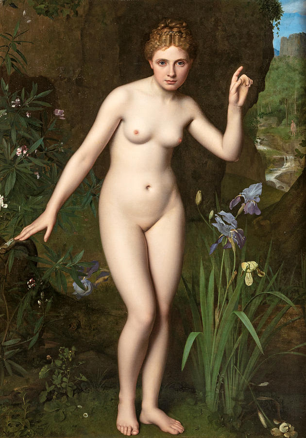 The Nymph Echo Painting by Jean-Baptiste Poncet