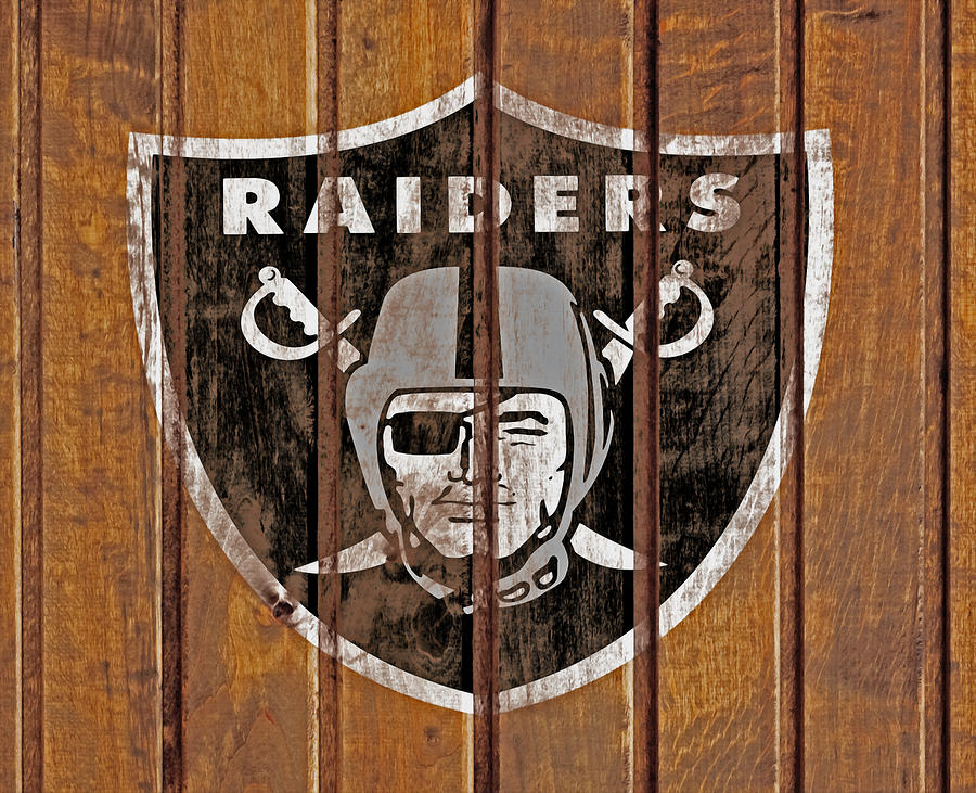 The Oakland Raiders 1a Mixed Media by Brian Reaves