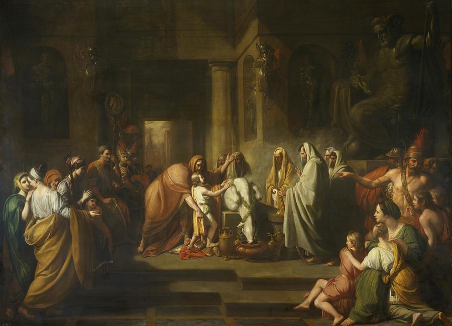 The Oath of Hannibal Painting by Benjamin West - Fine Art America