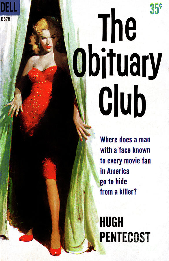 The Obituary Club - Pulp Crime Cover Photograph by Sad Hill - Bizarre Los Angeles Archive