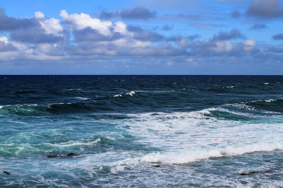 The Ocean Blue Photograph by Bonnie Follett