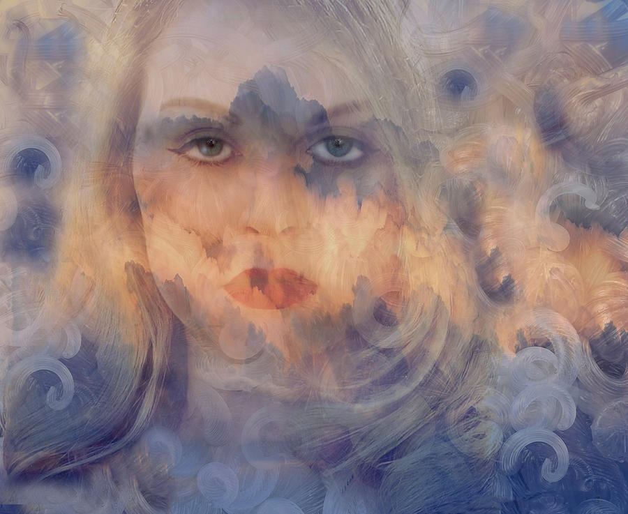 The Ocean Storms Inside of Me  Digital Art by Marilyn MacCrakin