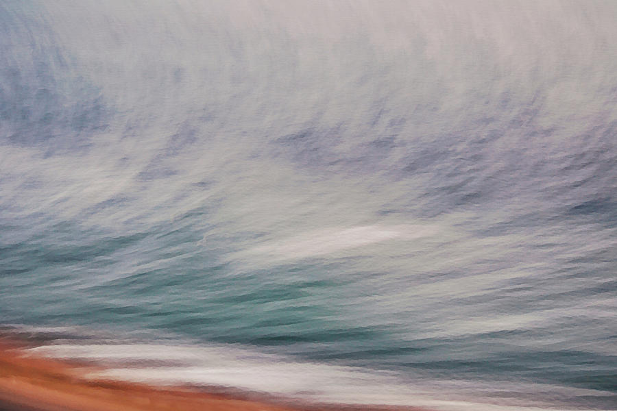 The Ocean Wave in Abstract Photograph by Gaby Ethington