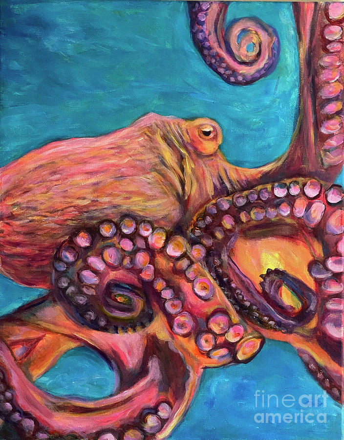 The Octopus Painting by Skye Winter - Fine Art America