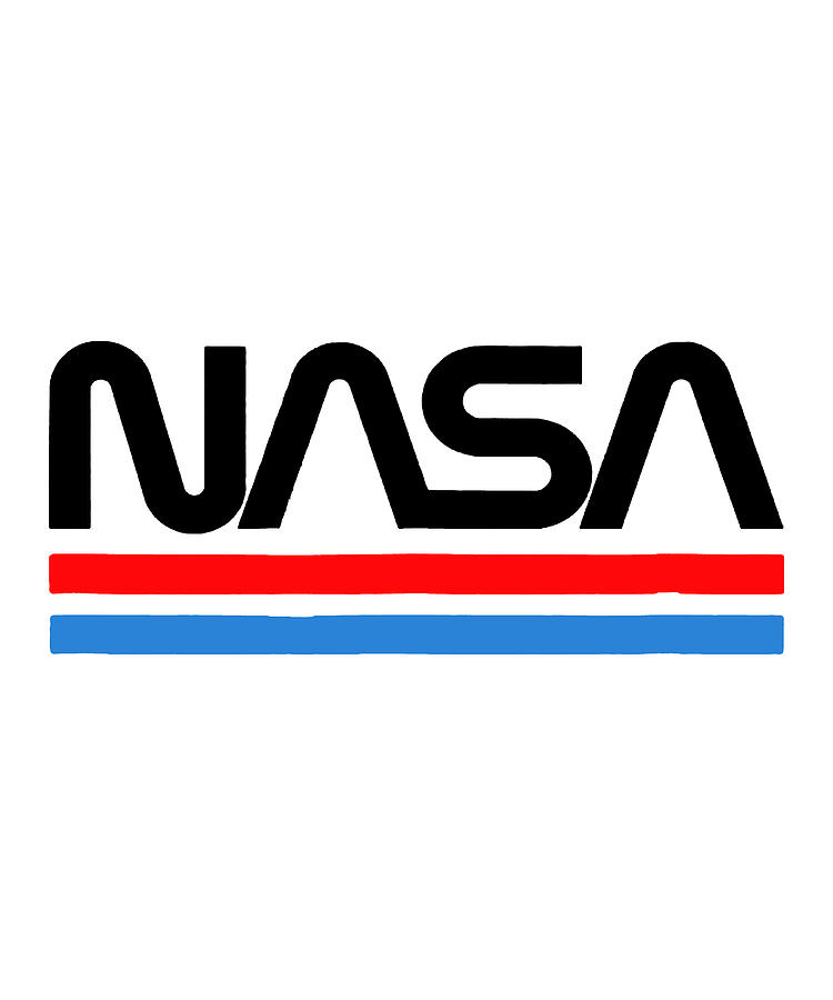 The official Retro NASA Worm Logo Digital Art by Agus Wahono