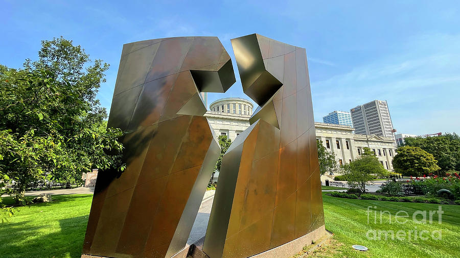 The Ohio Holocaust and Liberators Memorial at Ohio State House 2472 Photograph by Jack Schultz