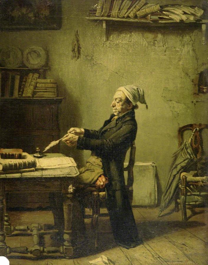 The Old AttorneyThe old attorney Painting by Franz Meerts | Fine Art ...