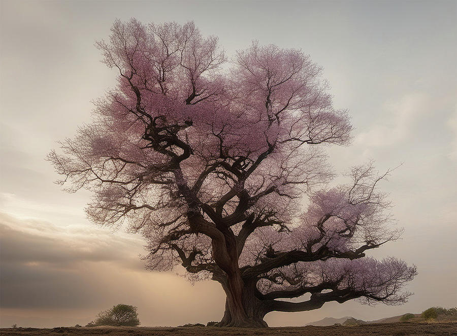 The Old Beautiful Tree Digital Art by James Barnes