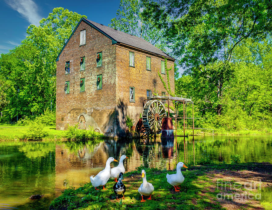 The Old Brick Mill Photograph by Nick Zelinsky Jr