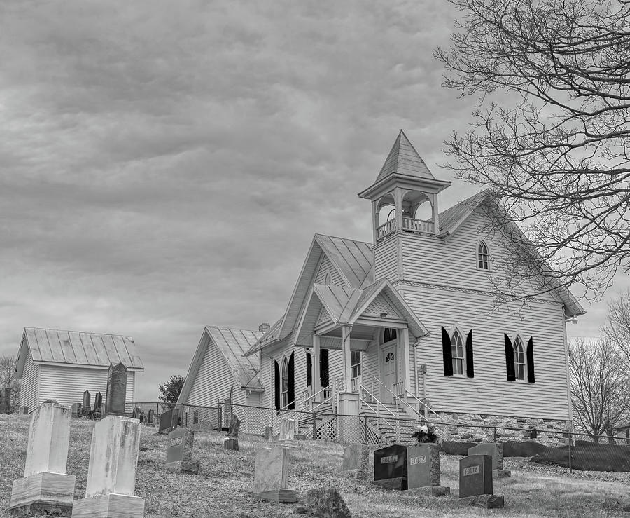 The Old Church Photograph by Lara Ellis