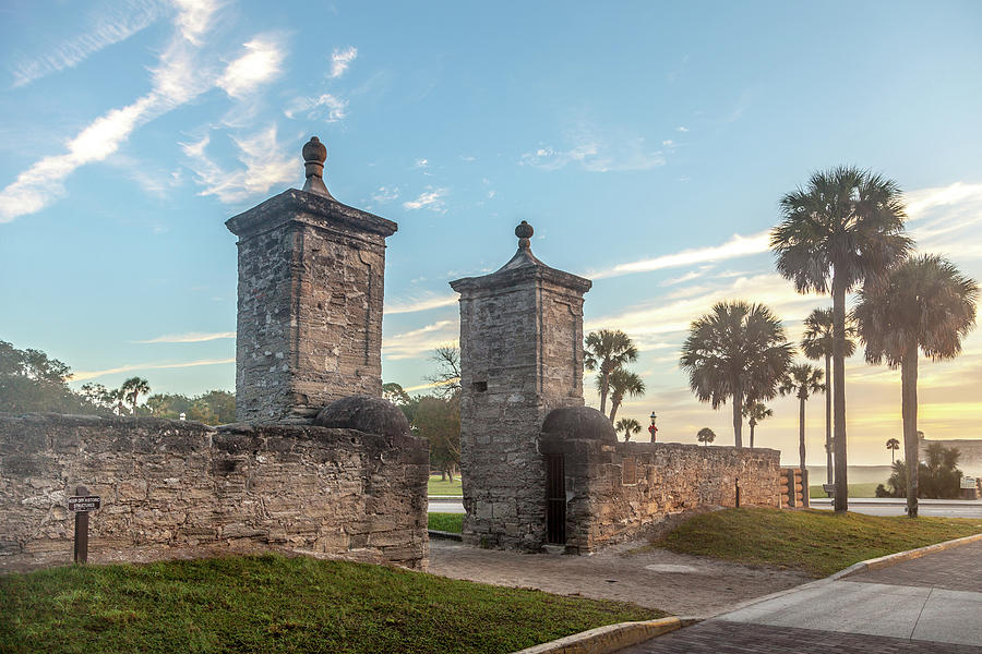 The Old City Gate of St Augustine Photograph by W Chris Fooshee