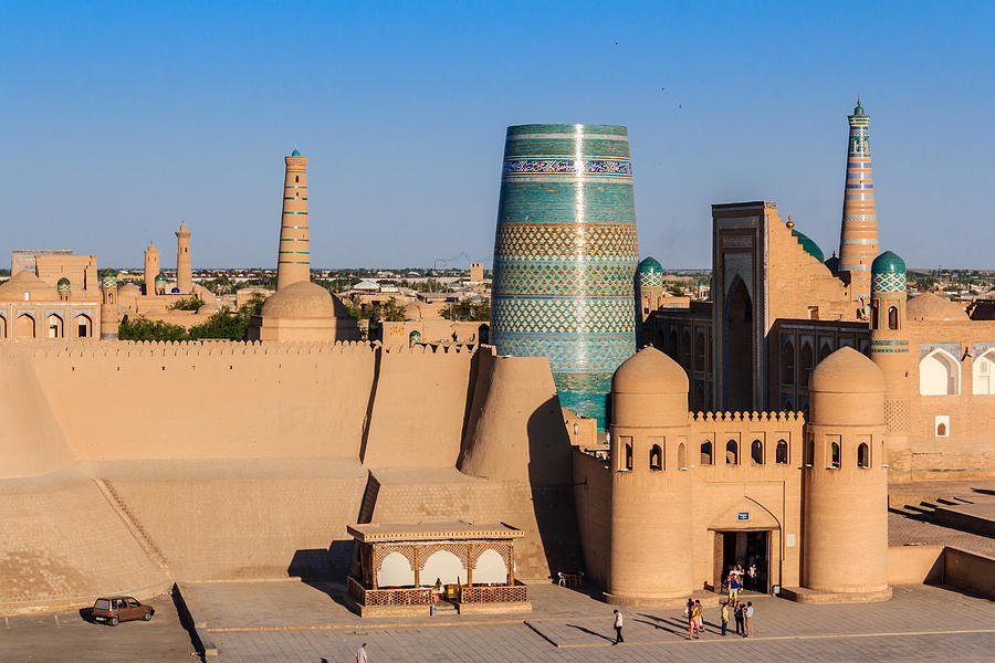 The old city of Khiva, Uzbekistan Photograph by Frans Sellies