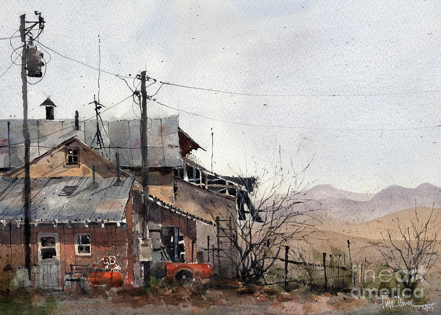 The Old Company Store Painting by Tim Oliver