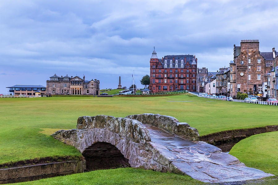 Golf Photograph - The Old Course at St Andrews by Mike Centioli