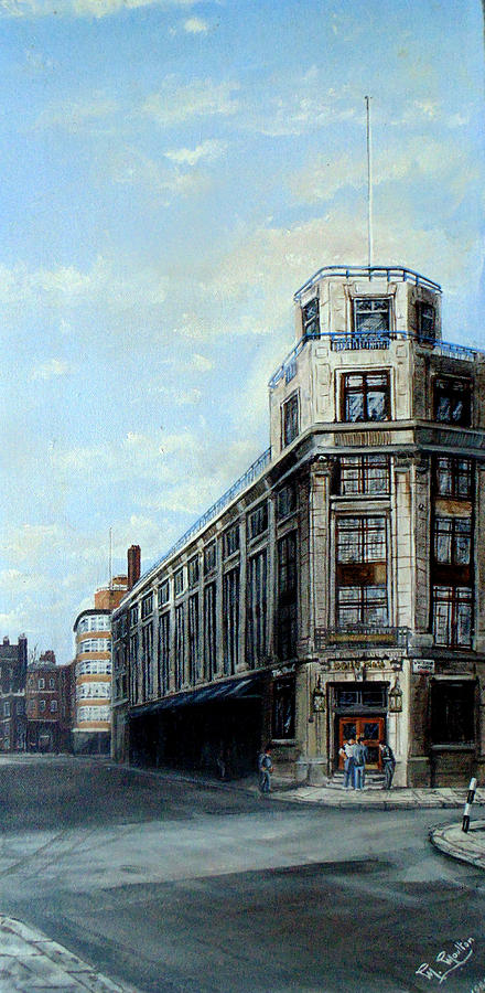 The Old Daily Mail Building London Painting by Mackenzie Moulton