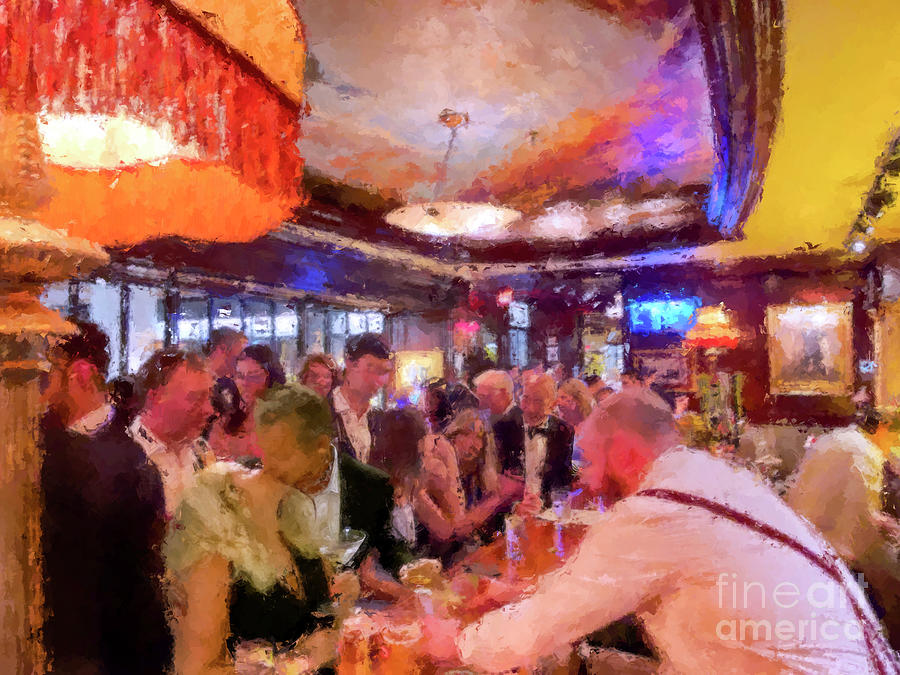 The Old Ebbitt Bar  Painting by Jon Neidert