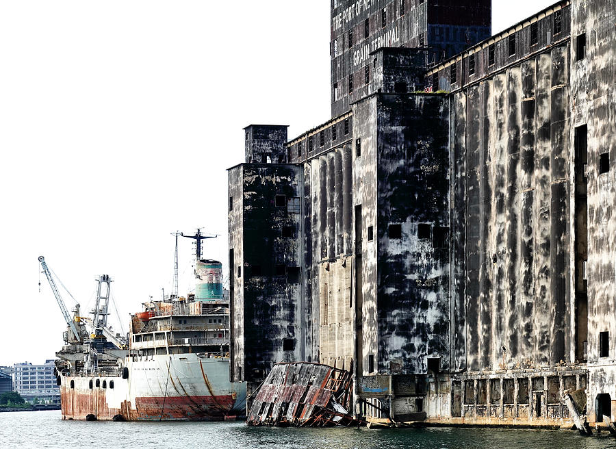 The Old Grain Terminal - A Red Hook Impression Photograph by Steve Ember
