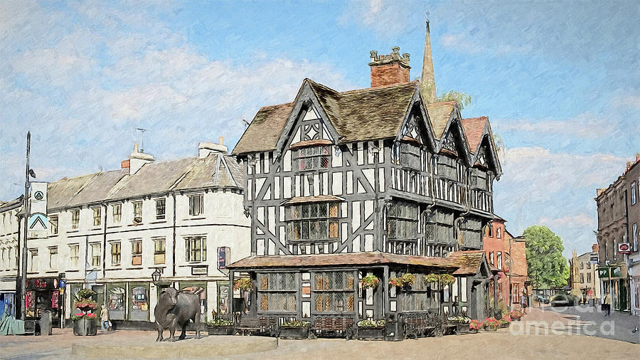 The Old House Building, Hereford Photograph by Philip Preston