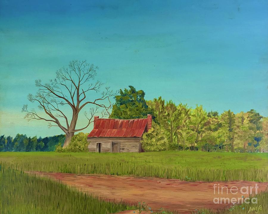 The Old Howard House Painting by AnnaJo Vahle