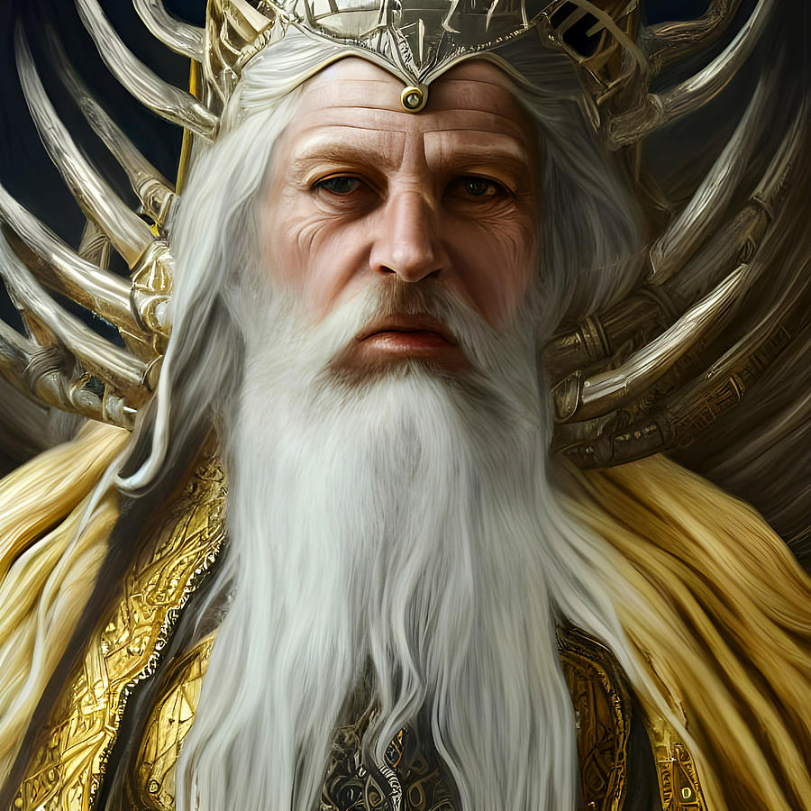 The Old King Of Rohan 2 Digital Art by Otto Rapp - Fine Art America