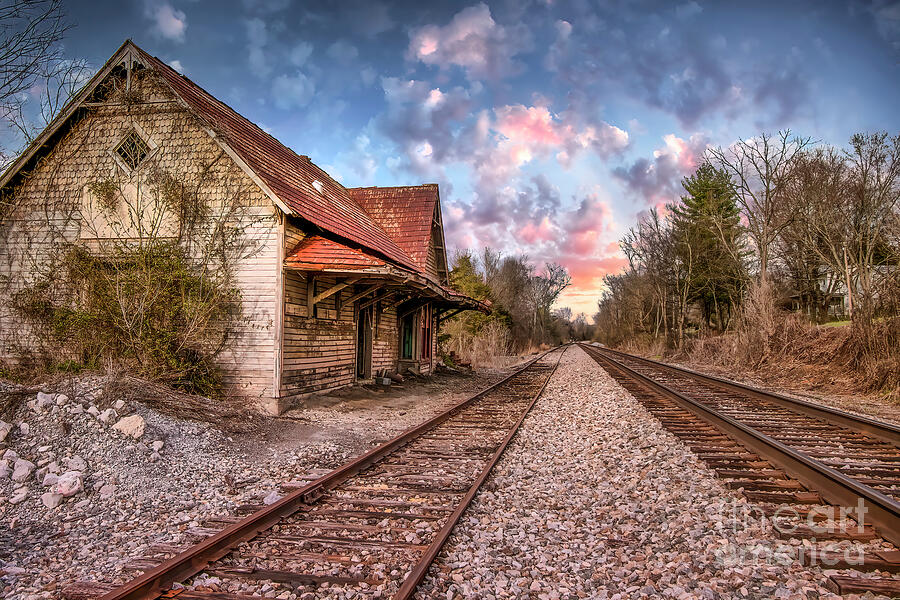 The Old Limestone Depot Photograph by Shelia Hunt