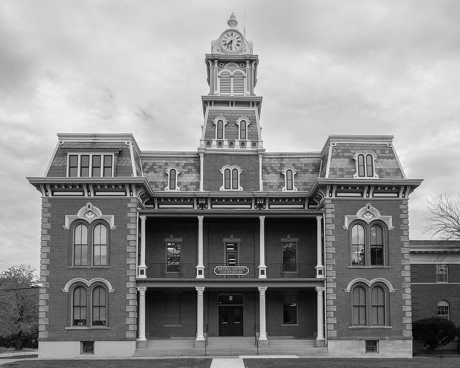 The Old Medina County Courthouse Photograph by Dale Kincaid