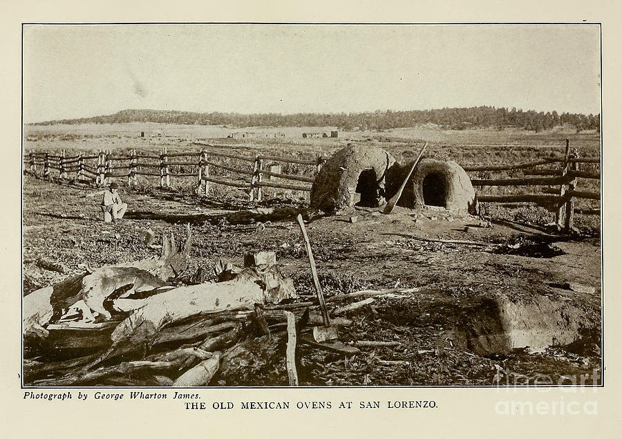 Landscape Photograph - The Old Mexican Ovens at San Lorenzo p3 by Historic Illustrations